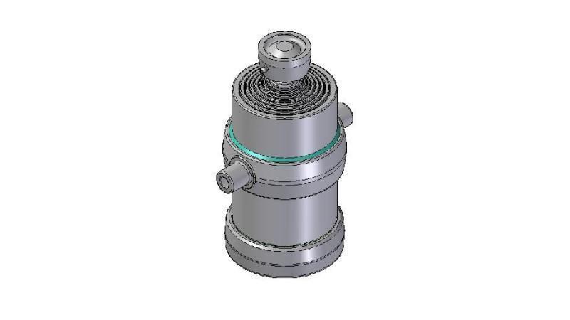 8022S -TELESCOPIC ZYLINDER STANDARD/BALL 8 STUFEN HUB 2290 DURCHMESSER 215