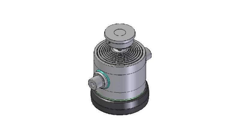 8049S -TELESCOPIC ZYLINDER STANDARD/BALL 8 STUFEN HUB 1615 DURCHMESSER 300