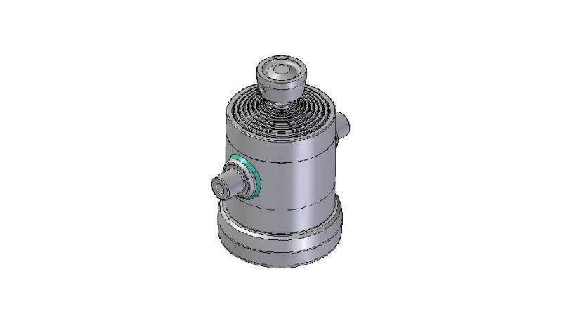 9009S -TELESCOPIC ZYLINDER STANDARD/BALL 9 STUFEN HUB 1940 DURCHMESSER 240