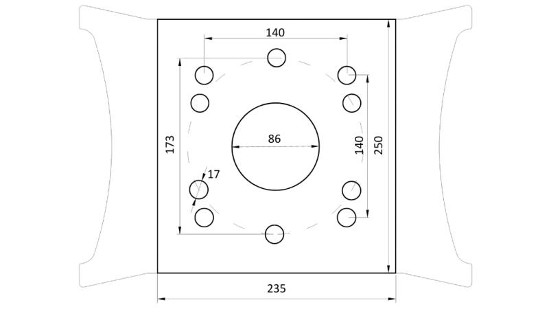 STEINGREIFER BSG 500 TG 1500 kg - 1350 mm