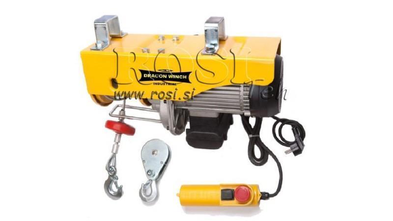 230 V ELEKTRISCHER WINSCH DWI 400/800 kg