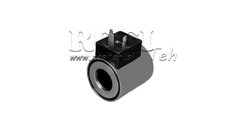 ELEKTROMAGNETISCHE SPULE 230V AC FÜR CETOP 3 VENTIL - fi 23.4mm-50.7mm 30W IP65