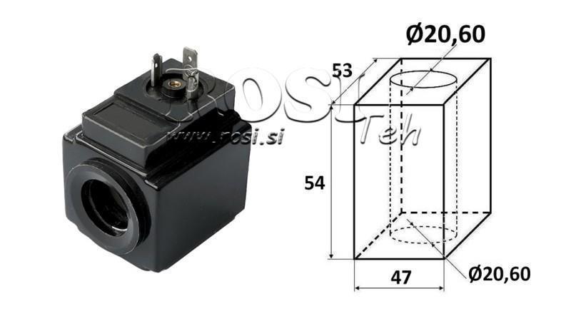 ELEKTROMAGNETTINEN KELA 230VAC - DS3 - fi 20.6mm-54mm 176W