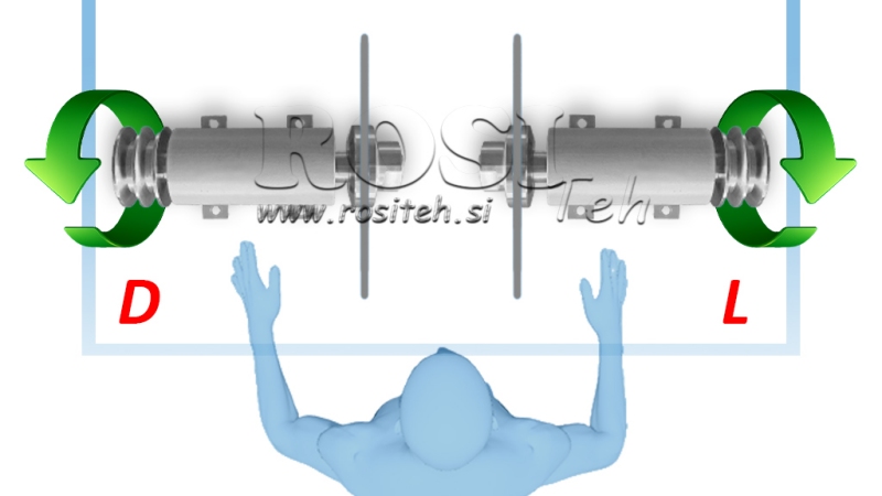 GUSS-EISEN KREISSÄGENWELLE 300MM (RECHTES GEWINDE)