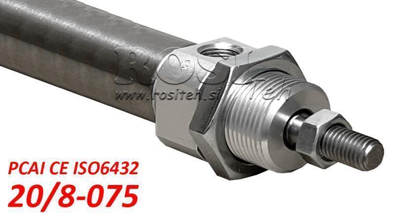PNEUMATIKZYLINDER PCAI 20/8-075 CE ISO6432