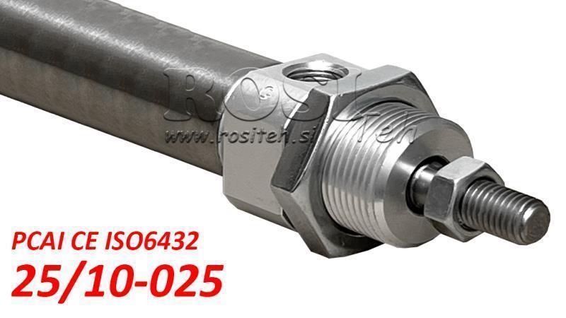 PNEUMATISCHER ZYLINDER PCAI 25/10-025 CE ISO6432