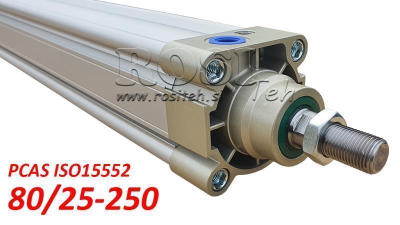 PNEUMATISCHER ZYLINDER PCAS 80/25-250 BE ISO15552