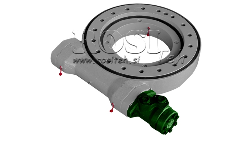 WORM GEAR ROTARY DRIVE SERIES WE HP WE12-79-25H-R