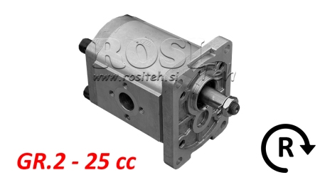 HYDRAULIK PUMPE GR.2 25 CC RECHTS - FLANSCH