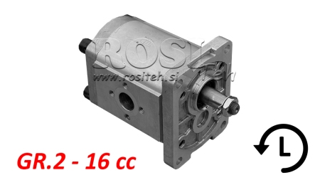 HYDRAULIK PUMPE GR.2 16 CC LINKS - FLANSCH
