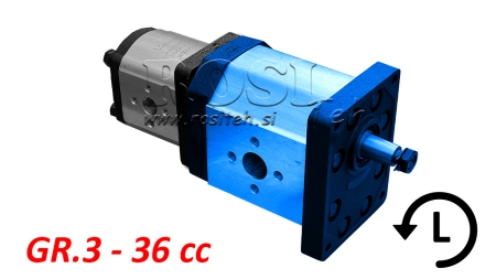HYDRAULINEN PUMPPU 30A36X198 ENSIMM. GR.3 GR.2 36 CC VASEN