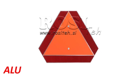 ALU-WARNSCHILD DREIECKIG dim. 365x365mm