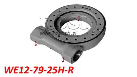 WORM GEAR ROTARY DRIVE SERIES WE HP WE12-79-25H-R