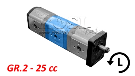 HYDRAULINEN PUMPPU 20A25X156 KESKIOSA 2 25 CC VASEN