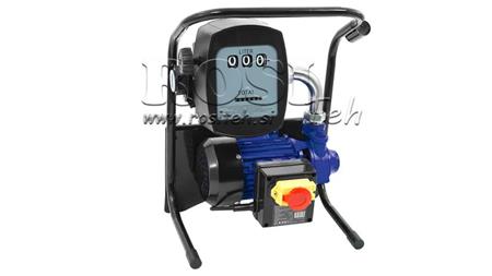 DIESELKRAFTSTOFFPUMPE 600W 40 l/min MIT ZÄHLER UND ABGABEPISTOLE
