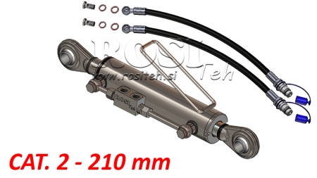 HYDRAULINEN TYÖNTÖVARSI - STANDARD - 2 CAT. 63/35-210 (45-95HP)(25.4/25.4)