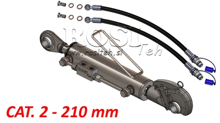 HYDRAULISCHER AUTOMATIK OBERLENKER - CAT. 2 - 63/35-210 (45 - 95 HP)(25,4)