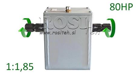 TRAHTORIN VÄHENTÄJÄ - 1:1.85 (80HP-60kW) MIES-MIES