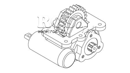 ULOSMENO HYDRAULISELLE PUMPPULLE - IVECO 2828 MEKAANINEN
