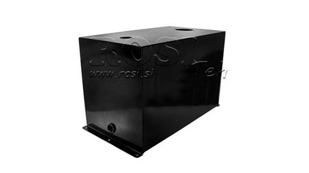 METALLTANK 75 LITER WÜRFEL 400x355x653mm VORBEREITUNG FÜR RÜCKFILTER