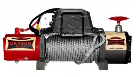 12 V ELEKTRISCHER WINSCH DWM 12000 HD - 5443 kg