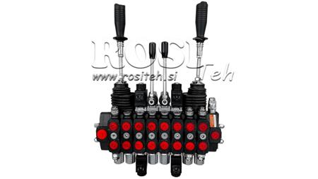 HYDRAULIKVENTIL HIAB 8xPC70 2x JOYSTICK - ELEKTRISCHE STEUERUNG 12V