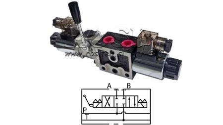 HYDRAULINEN MANUAALINEN JA ELEKTROMAGNETTINEN VENTTIILI YEAT-KOKO 12V N1