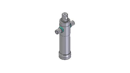2021F -TELESKOPZYLINDER STANDARD/BOHRUNG 2 STUFEN HUB 525 DURCHMESSER 80