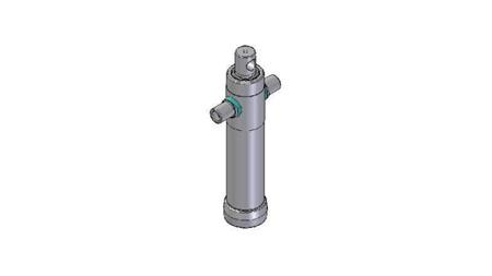 2022F - TELESCOPIC CYLINDER STANDARD/REIKÄ 2 VAIHEITA MATKA 595 HALKAISU 80