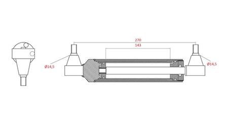 HYDRAULIKLENKZYLINDER MASSEY FERGUSON OEM-3401240M91, 0011403U91, 192749M92, 168009M92, 183