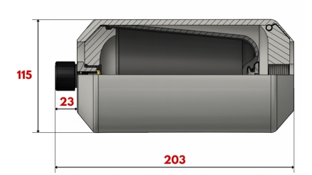 HYDROSPEICHER 1 LIT - M18x1,5