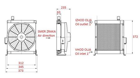 ECO-ÖLKÜHLER DC 12V 30-140 LIT
