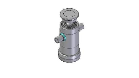 3061S -TELESCOPIC ZYLINDER STANDARD/KUGEL 4 STUFEN HUB 590 DURCHMESSER 112
