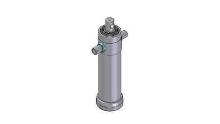 3067F -TELESCOPIC ZYLINDER STANDARD/LOCH 4 STUFEN HUB 1390 DURCHMESSER 112