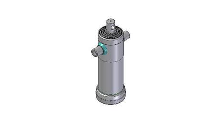 3094F -TELESKOPZYLINDER STANDARD/LOCH 5 STUFEN HUB 1490 FI 124