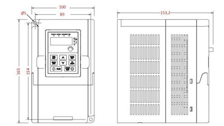 FREQUENZWANDLER-UMRICHTER 3Phasen 1.5kW GD10-1R5G-4-B