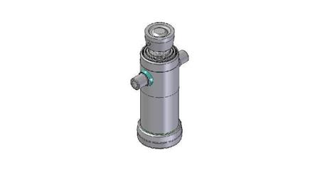 4032S - TELESCOPIC CYLINDER STANDARD/BALL 3 STAGES STROKE 788 DIAMETER 124