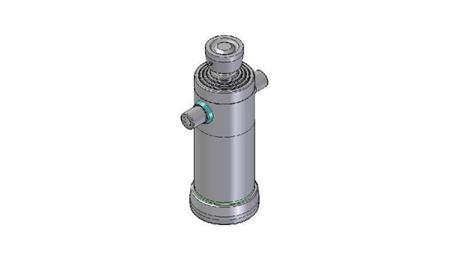 4042S -TELESCOPIC ZYLINDER STANDARD/KUGEL 4 STUFEN HUB 1220 DURCHMESSER 152