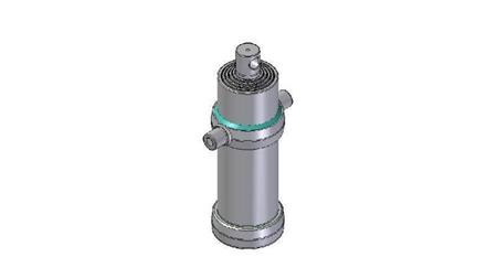 4051F -TELESKOPZYLINDER STANDARD/LOCH 5 STUFEN HUB 2120 FI 170