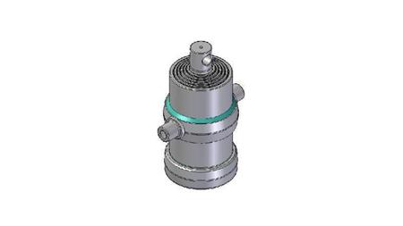 4059F -TELESKOPZYLINDER STANDARD/LOCH 6 STUFEN HUB 1810 FI 190