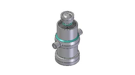 4070S -TELESCOPIC ZYLINDER STANDARD/KUGEL 4 STUFEN HUB 1030 DURCHMESSER 170