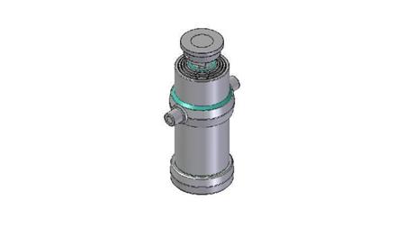 4082S -TELESCOPIC ZYLINDER STANDARD/KUGEL 4 STUFEN HUB 1470 DURCHMESSER 190