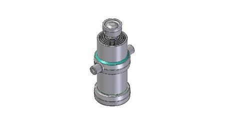 5001S -TELESCOPIC CYLINDER STANDARD/BALL 5 STUFEN HUB 1520 DURCHMESSER 170