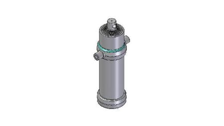 6024F -TELESCOPIC ZYLINDER STANDARD/LOCH 6 STUFEN HUB 2965 DURCHMESSER 170