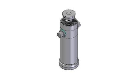 6069S -TELESCOPIC ZYLINDER STANDARD/KUGEL 6 STUFEN HUB 3520 DURCHMESSER 240