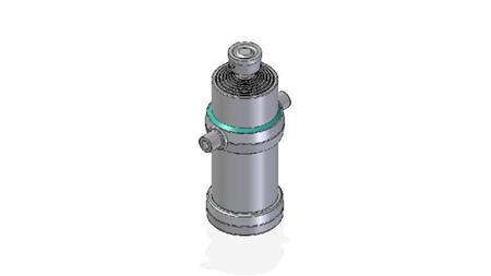7020S - TELESCOPIC CYLINDER STANDARD/PALLON 7 VAIHEITA MATKA 2605 HALKAISU 190
