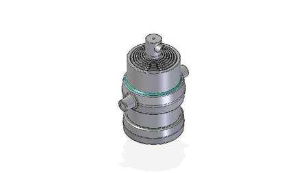 7050F - TELESCOPIC CYLINDER STANDARD/HOLE 7 STAGES STROKE 1665 FI 215