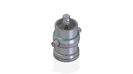 7051F - TELESCOPIC CYLINDER STANDARD/HOLE 7 STAGES STROKE 1770 FI 215