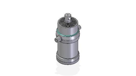 7053F -TELESKOPZYLINDER STANDARD/LOCH 7 STUFEN HUB 2555 FI 215