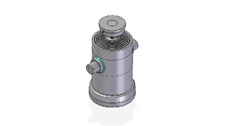 7063S -TELESCOPIC ZYLINDER STANDARD/KUGEL 7 STUFEN HUBLÄNGE 2192 DURCHMESSER 270